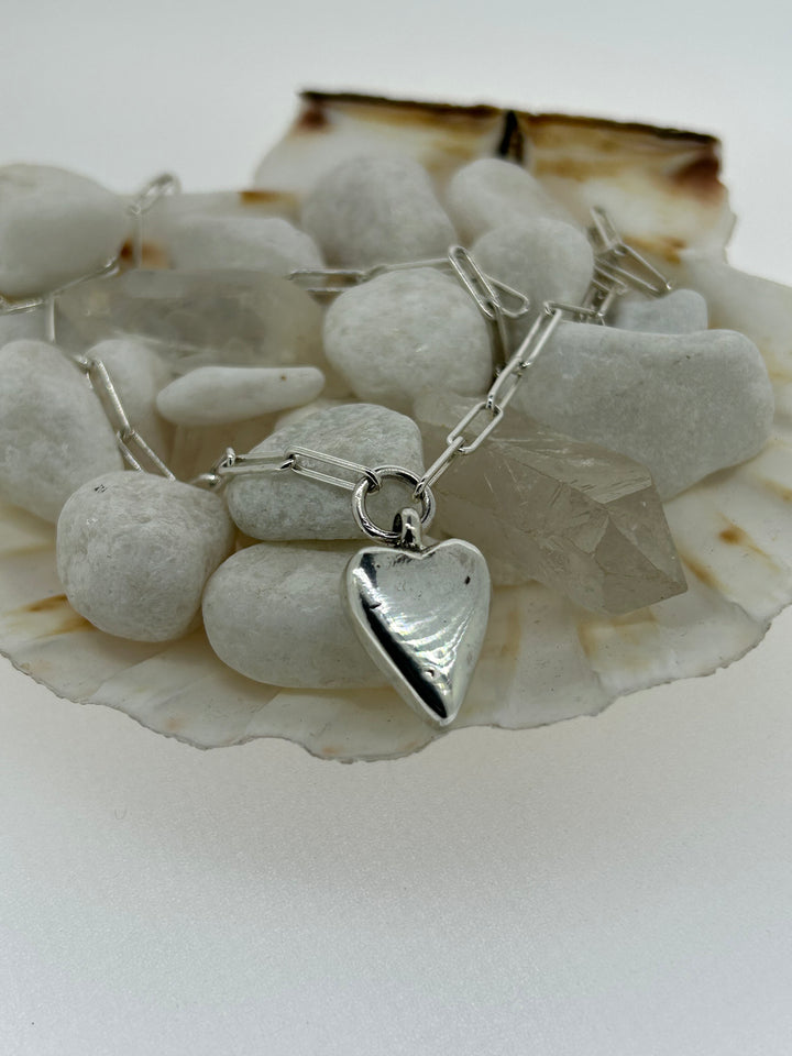 SECRET ASHES HEART TRACE CHAIN NECKLACE