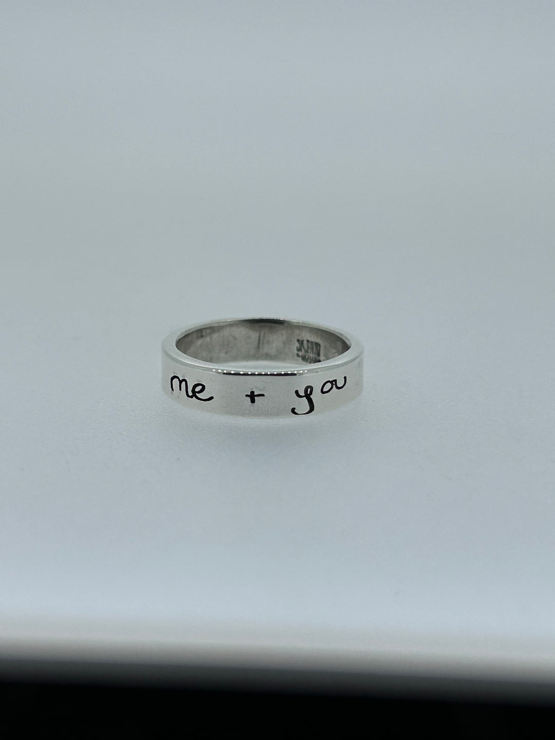 HANDWRITING BAND RING
