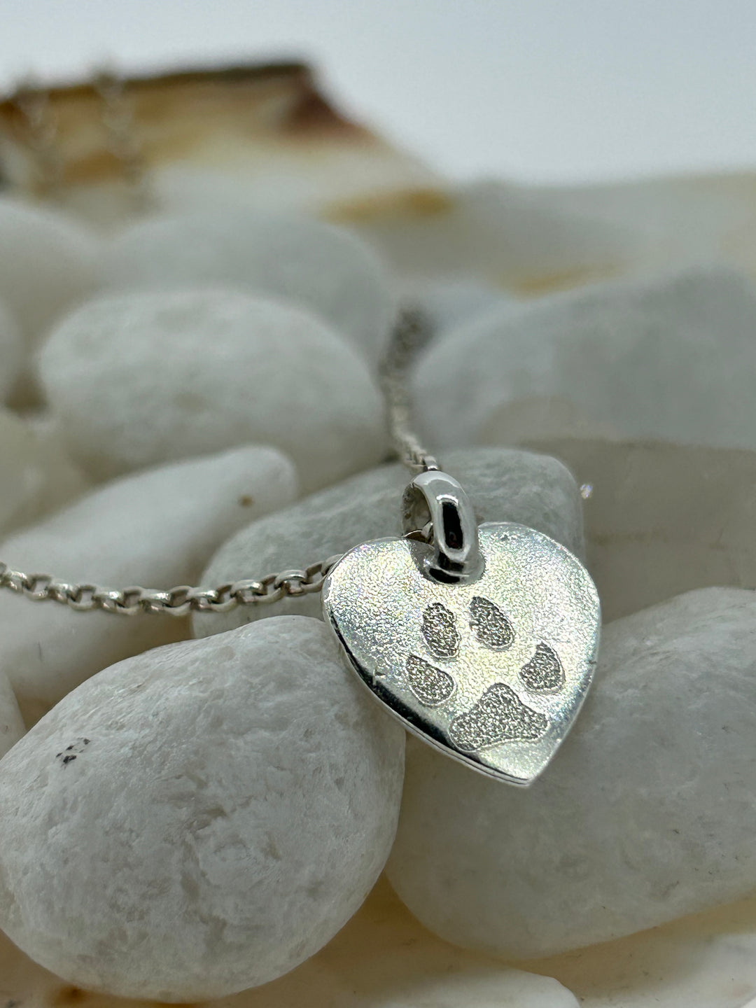 PAWPRINT LOVE HEART NECKLACE