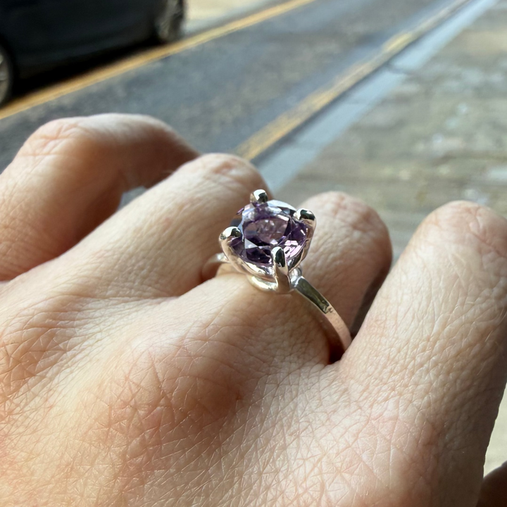 AMETHYST ASHES PRINCESS RING