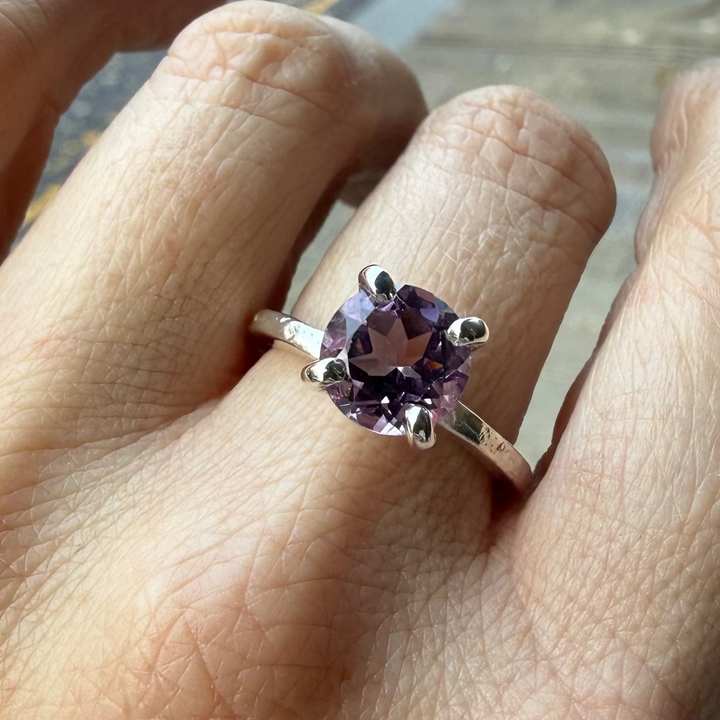 AMETHYST ASHES PRINCESS RING