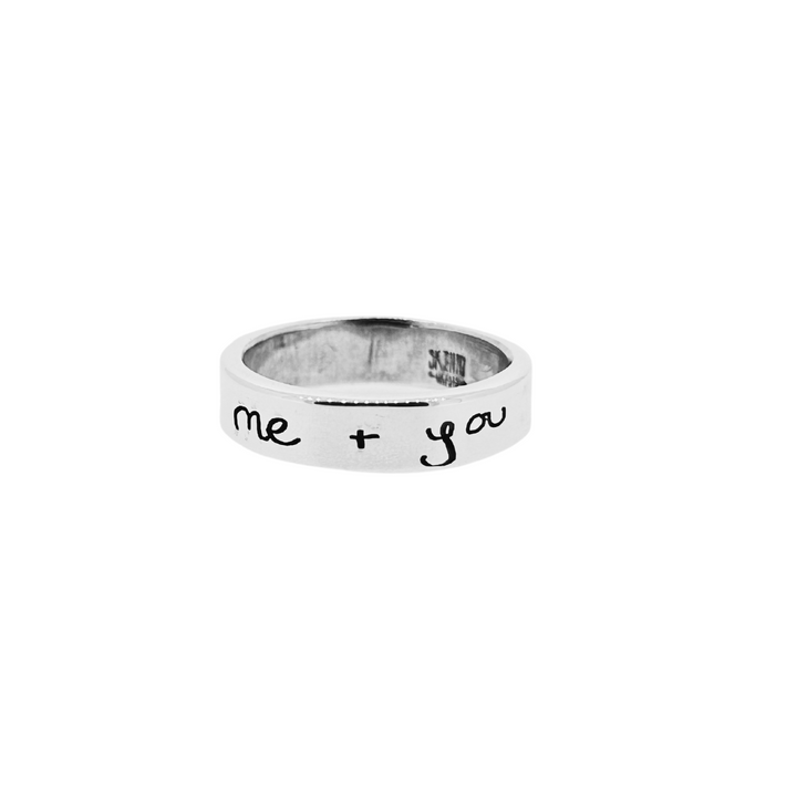HANDWRITING BAND RING