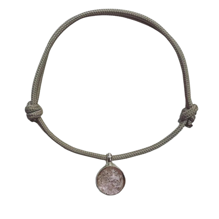 BALLERINA PINK ASHES IN GLASS ROPE BRACELET