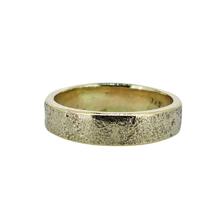 GOLD MOLTON ASHES BAND RING