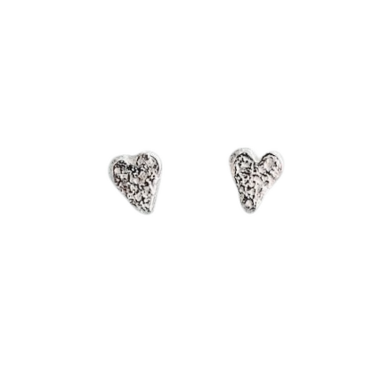MOLTON ASHES BABY HEART STUDS