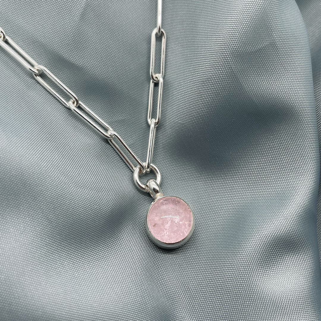 ASHES IN GLASS TRACE CHAIN NECKLACES