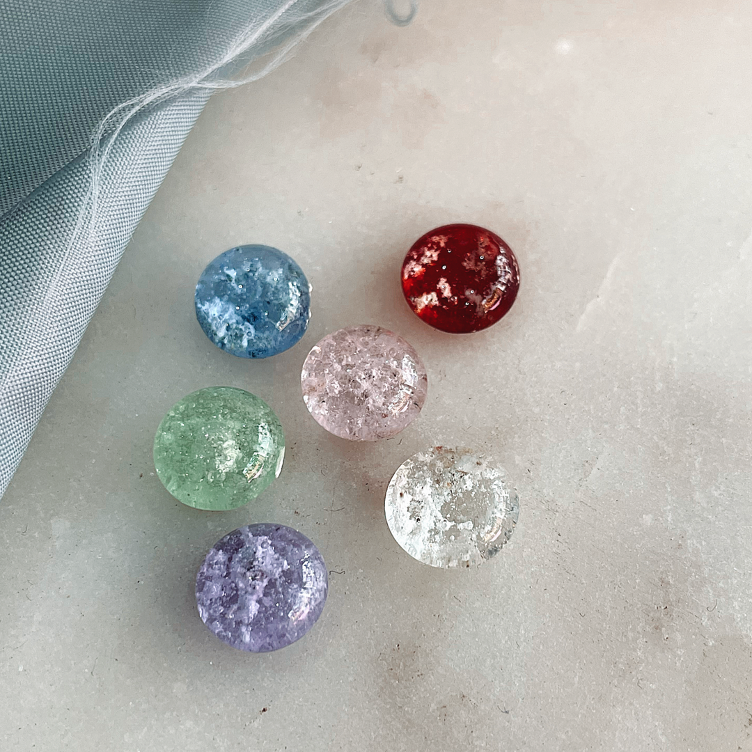 ASHES IN GLASS TRACE CHAIN NECKLACES